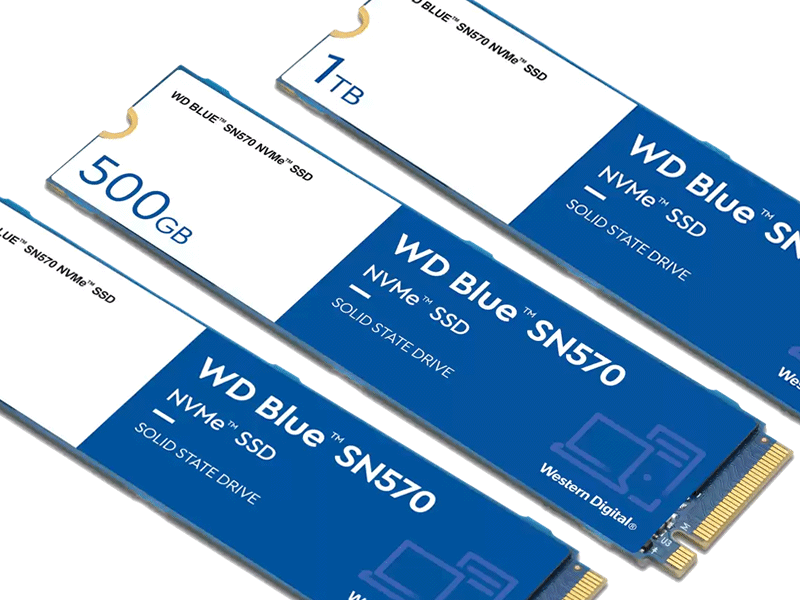 青い第3世代はジャストバランス、WD PCIe3.0X4 NVMe M.2 2280 SSD「WD