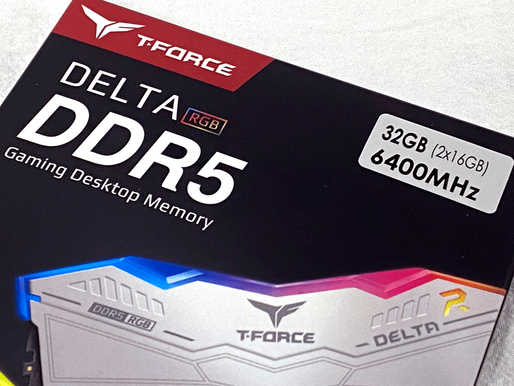 TEAM T-FORCE DELTA BLACK RGB  PCメモリ