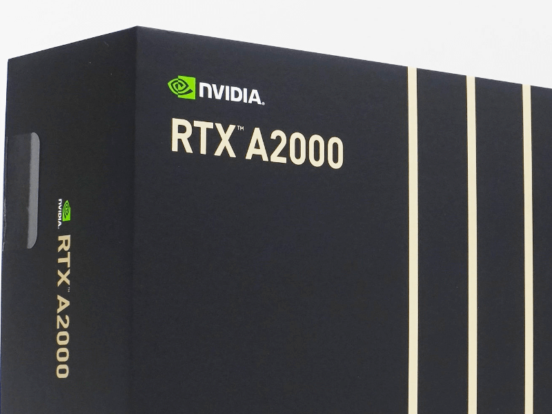 ELSAからロープロファイル4画面出力対応プロ向けRTX A2000搭載