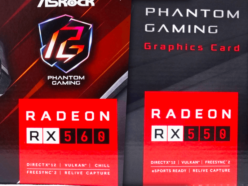 ASRock PHANTOM GAMING RADEON RX550 2G