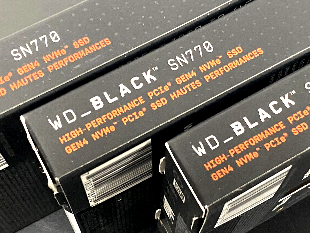 2022年ゲーマー向けジャストスペック、WDのミドルレンジPCIe Gen4 X4