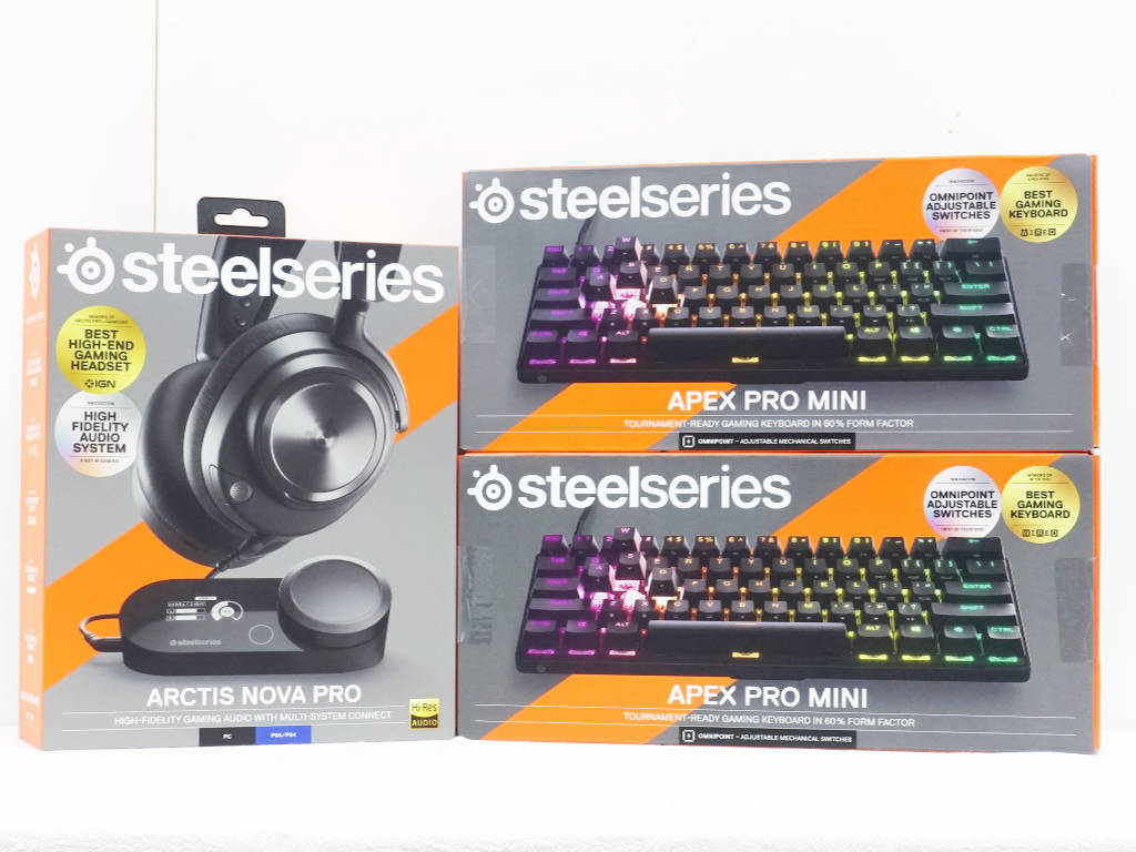 APEX PRO MINIやArctis Nova Proなど、SteelSeriesよりプレミア 