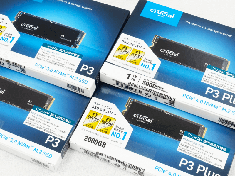 m.2nvmeSSD Micron P3 Plus 1000GB (未開封新品) m.2nvmeSSD Micron P3 Plus 1000GB (未開封新品) Amazon
