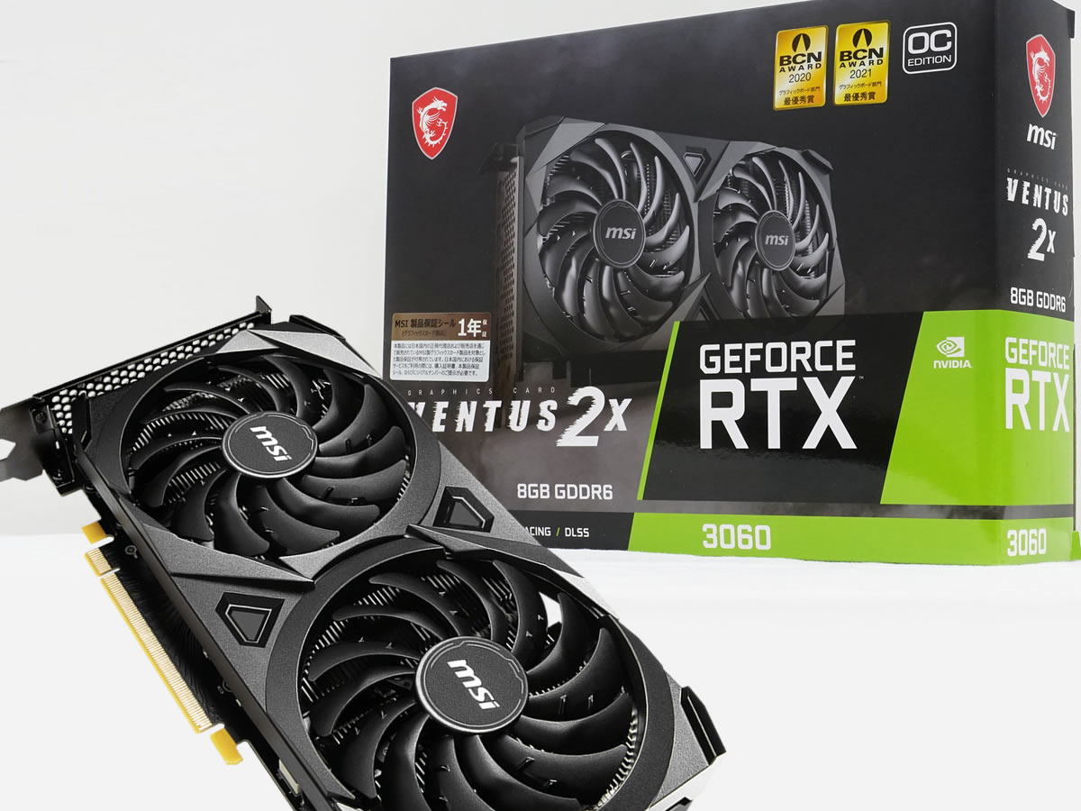 オンラインショップ】 MSI GeForce RTX 3060 VENTUS 2X 12G OC グラフィックスボード VD7553 