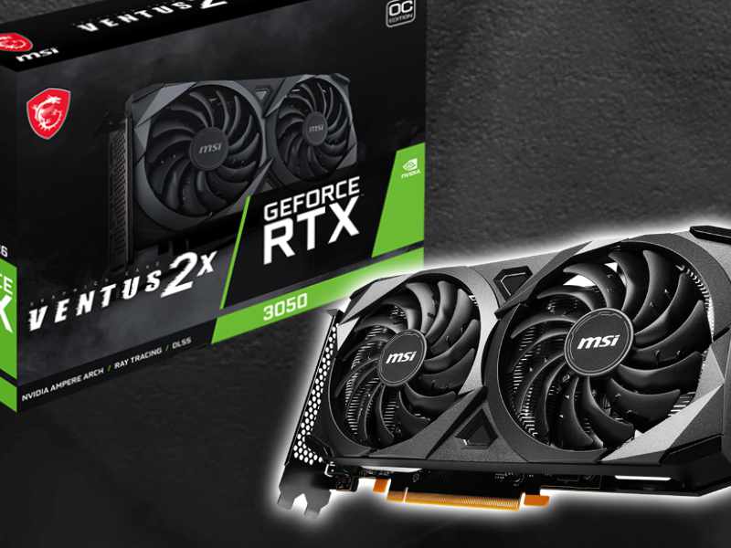 MSIからTORX FAN 3.0を採用したRTX3050搭載グラフィックスカード MSIからTORX FAN 3.0を採用したRTX3050搭載グラフィックスカード