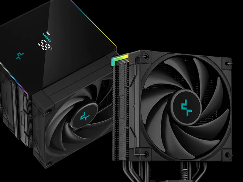 DEEPCOOLから、天面にデジタルパネルを搭載した空冷CPUクーラー「AK620