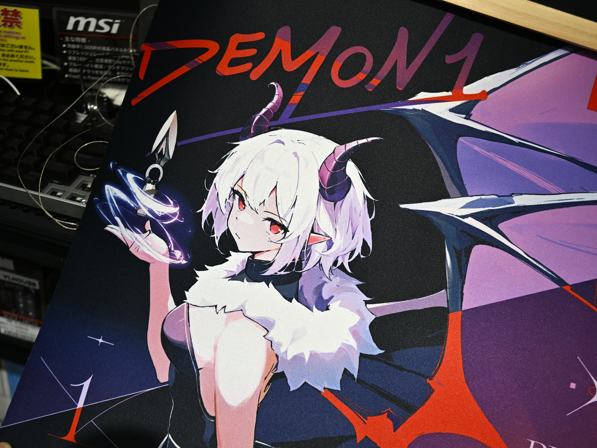 Yuki Aim x Demon1 布マウスパッド Yuki AimとDemon1のコラボマウスパッドが発売！布・ガラスの2種