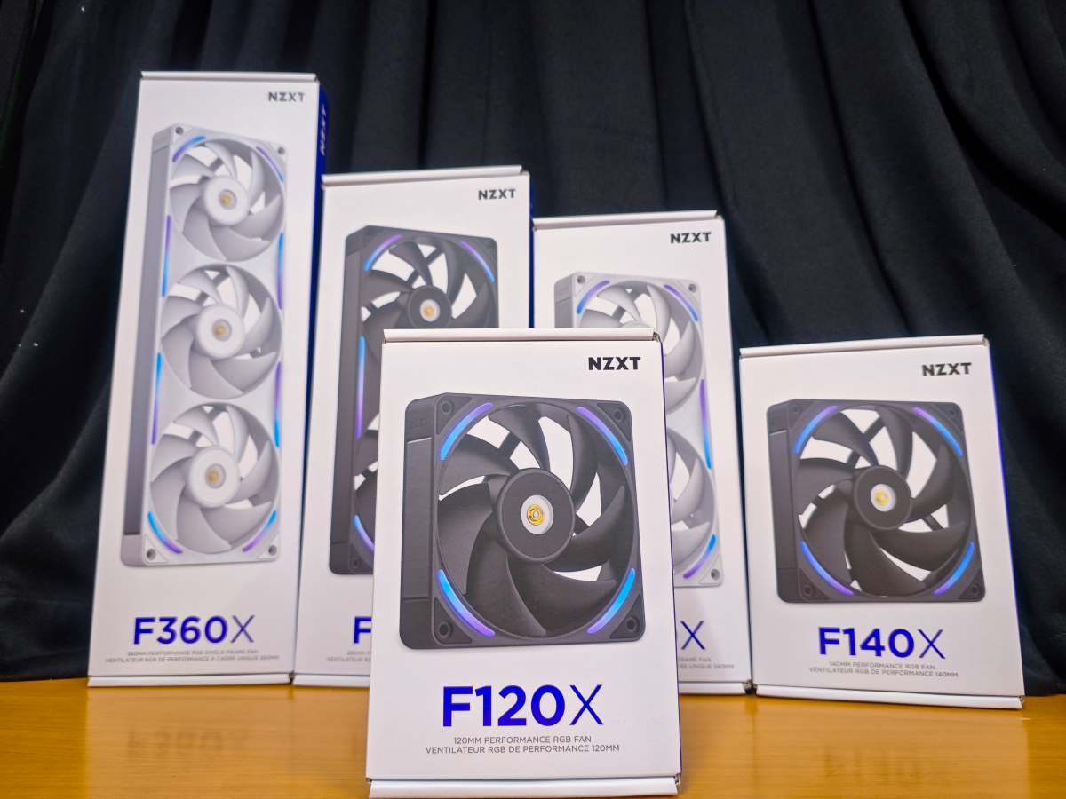 NZXTより、高品質でパワフルな一体型フレームのケースファンが登場