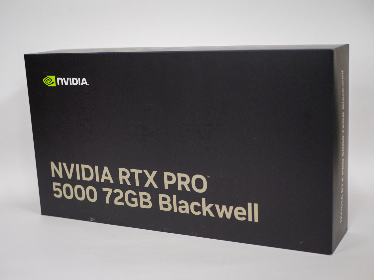 NVIDIA RTX PRO 5000シリーズにGDDR7メモリが72GBに増強された「NVIDIA