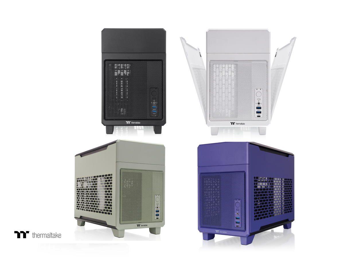 itxマザボード 9700F 電源ユニット メモリ itxケース　セット Thermaltake、Mini-ITXケースでもデュアルチャンバー「TR100」シリーズ
