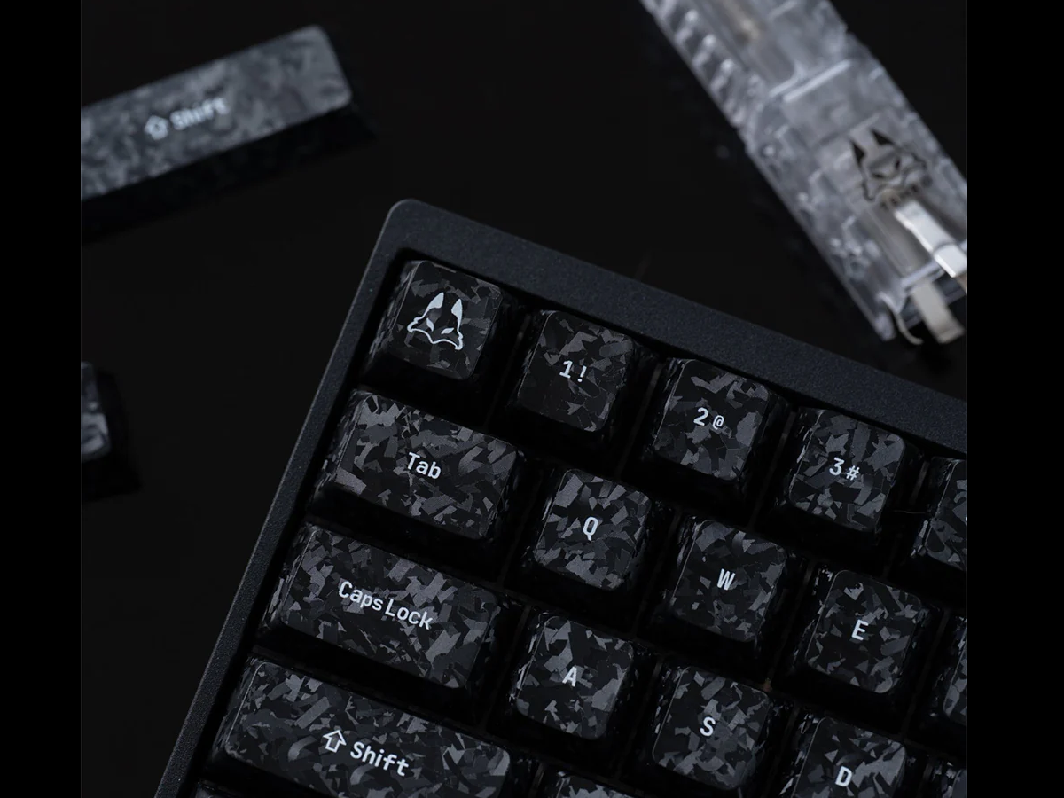 Arbiter Studio、カーボン柄のキーキャップ「Carbon Fiber Textured