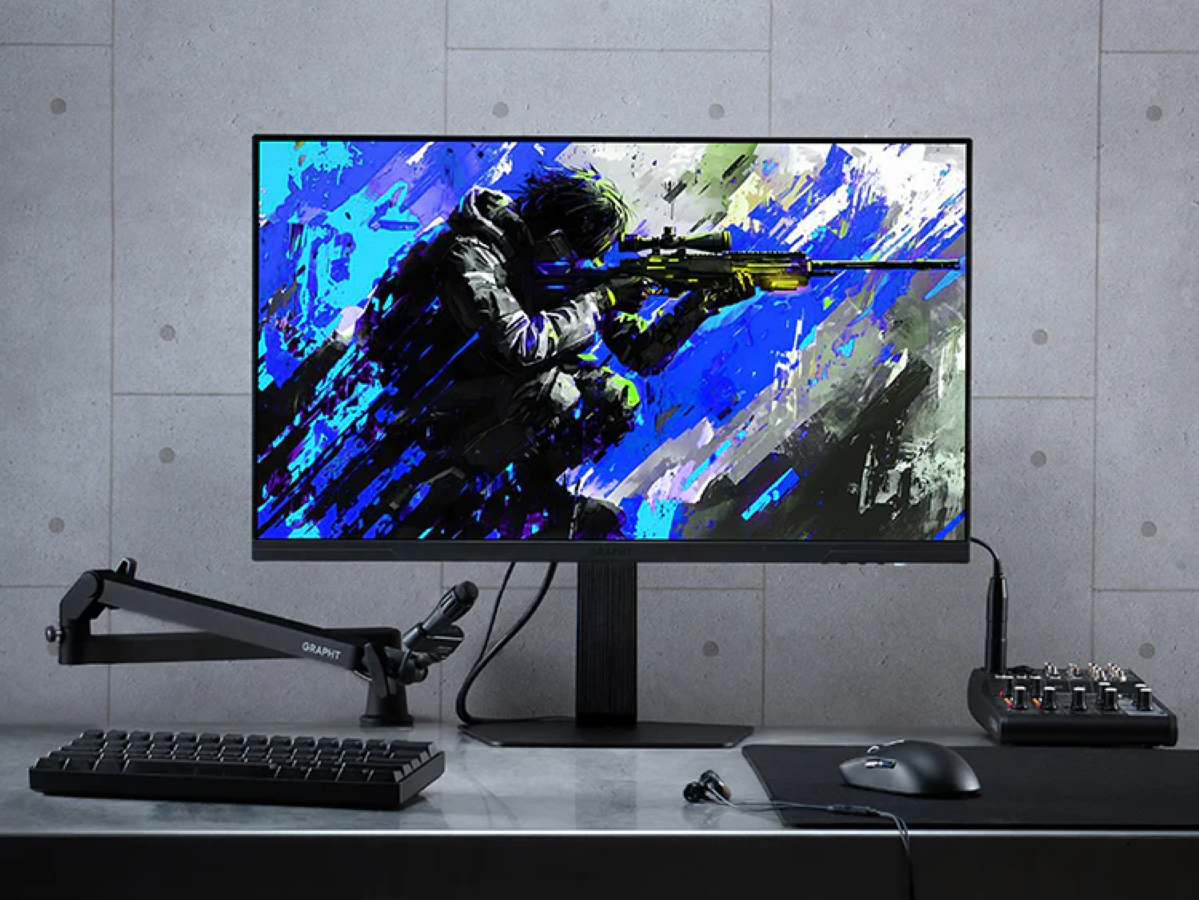 GRAPHT 24インチ WQHD 320Hz miniLED GRAPHTより、FPSにフォーカスしたQD-MiniLED搭載ゲーミングモニター