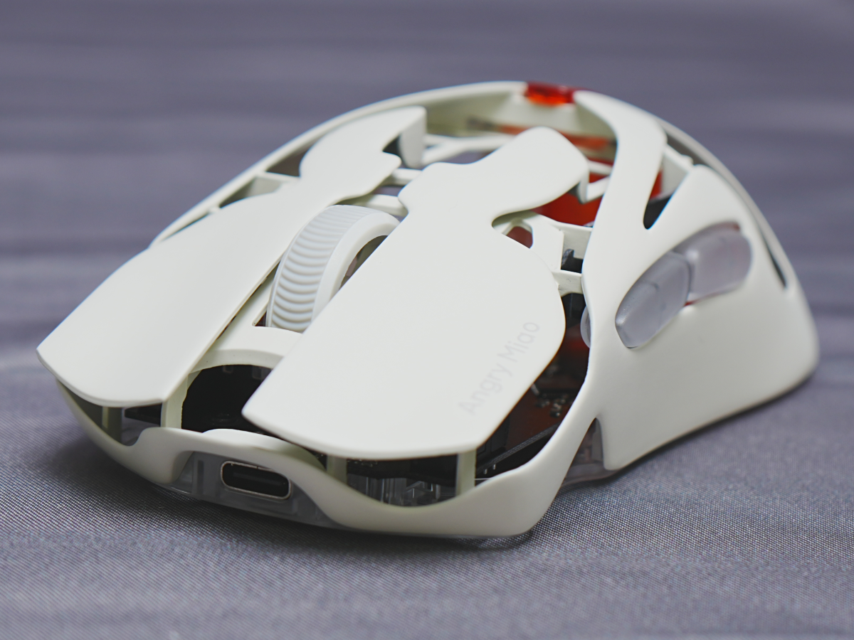 バッテリー交換式マウスを手掛けるAngry Miaoから新モデル、「Angry